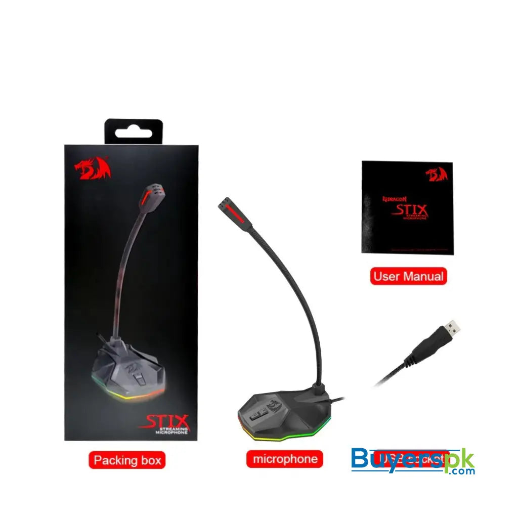 Redragon Gm99 Stix Rgb Usb Streaming Microphone - Price in Pakistan Redragon Gm99 Stix Rgb Usb Streaming Microphone - Price in Pakistan
